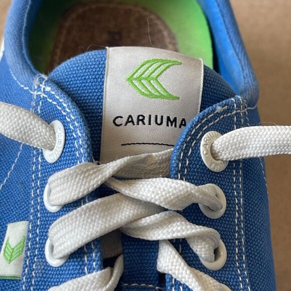 Cariuma Unisex Pantone Canvas Low Top Lace-Up Sneakers Classic Blue 8.5M 10W - Picture 13 of 15
